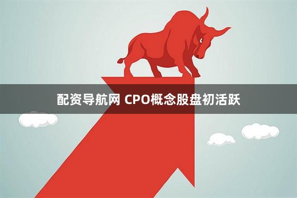 配资导航网 CPO概念股盘初活跃